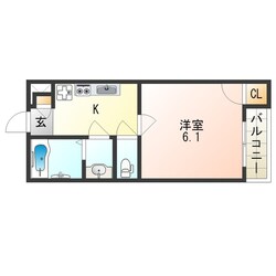 モダンアパートメント平野本町の物件間取画像